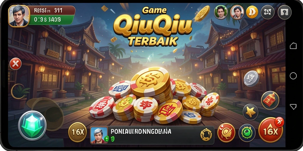Tampilan gameplay seru QiuQiu di 116X.