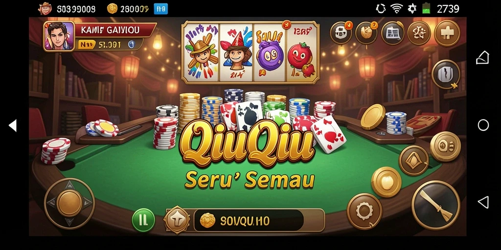 Tangkapan layar gameplay QiuQiu yang mendebarkan di 2739.