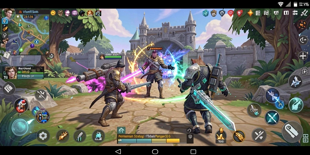 Tampilan gameplay mendalam di 62VIP, strategi dan pertempuran yang seru.