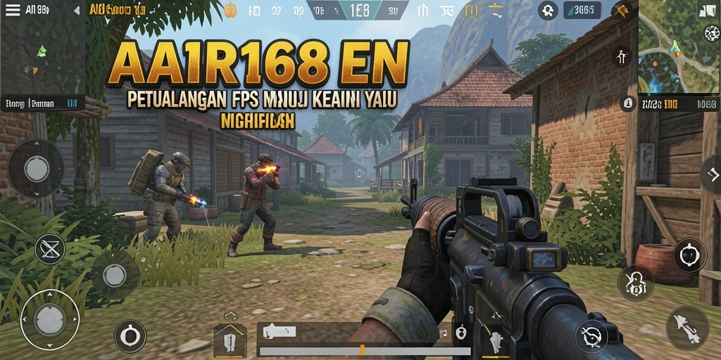 Tangkapan layar AIR168 menampilkan aksi menembak yang menegangkan dan grafis yang memukau.