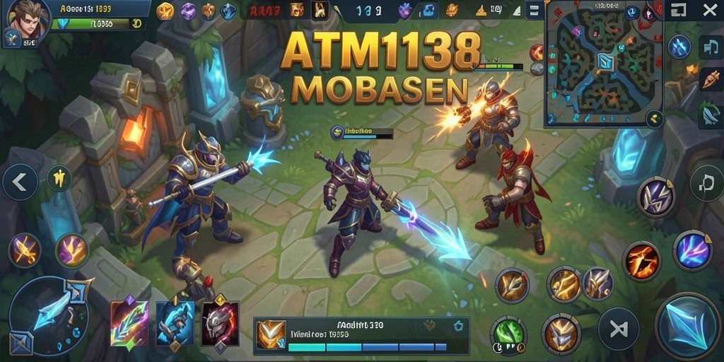 Tampilan gameplay seru dari ATM138 dengan strategi tim yang kompak.