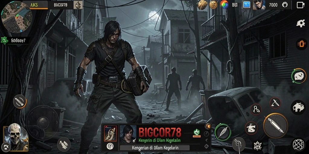 Gameplay menakutkan BIGCOR78 dengan suasana yang mencekam.