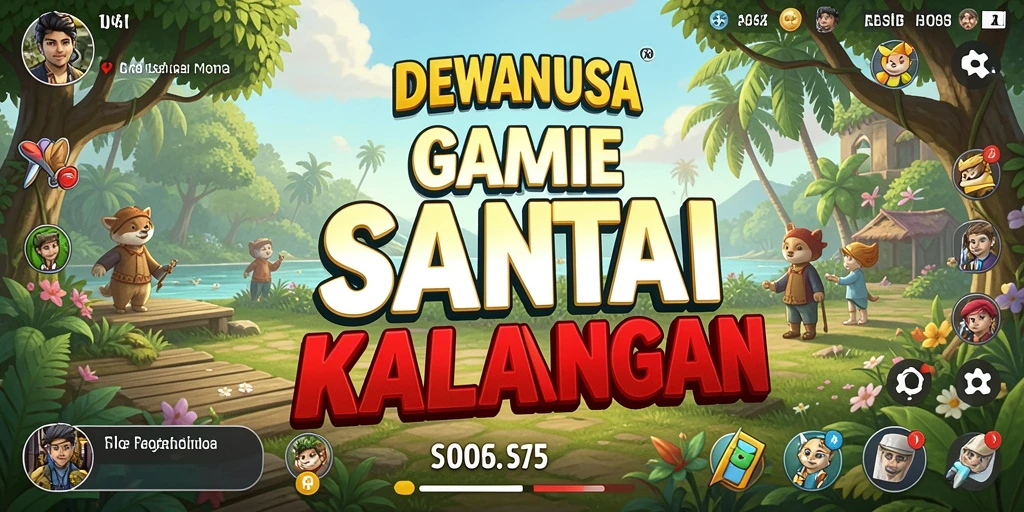 Gameplay DEWANUSA yang menyenangkan dan mudah dipahami.