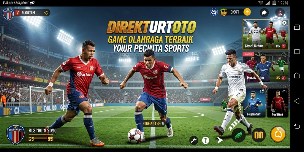 Screenshot utama dari gameplay DIREKTURTOTO yang menunjukkan kompetisi seru.