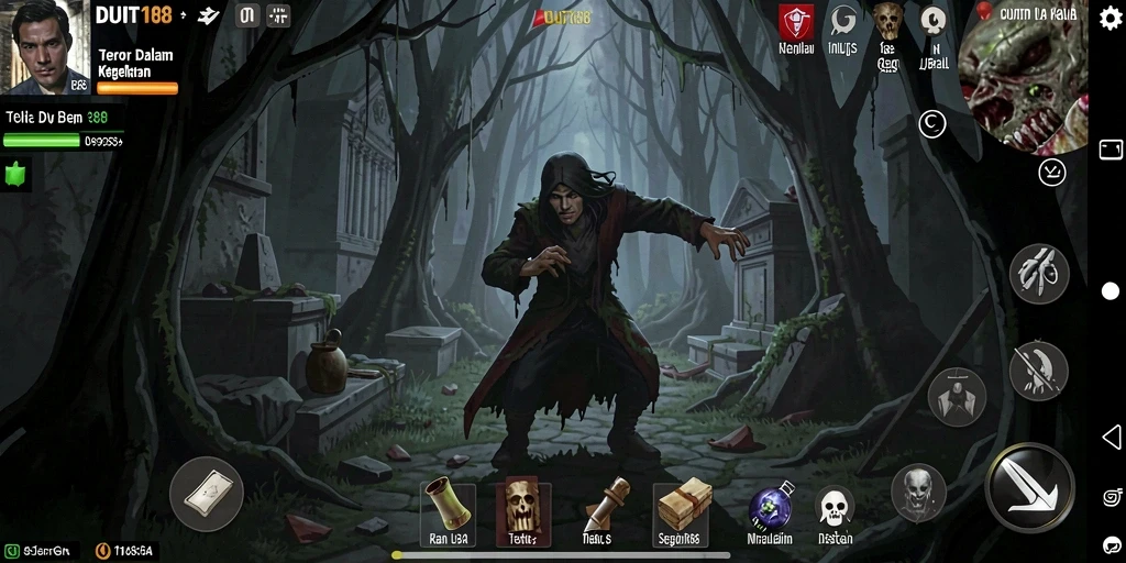 Gameplay menyeramkan dalam <strong>DUIT188</strong>, penuh dengan ketegangan dan kejutan.