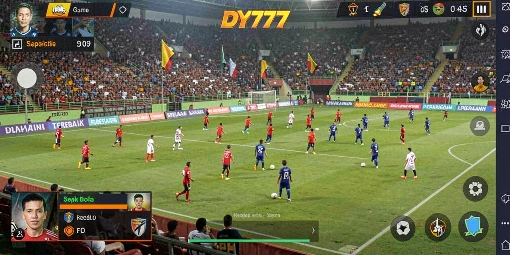 Tampilan seru gameplay dalam DY777 dengan momen pertandingan yang menegangkan.