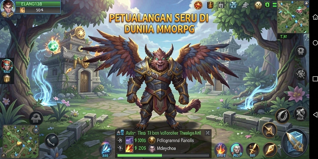 Tangkapan layar menunjukkan pertarungan mendebarkan di ELANG138.