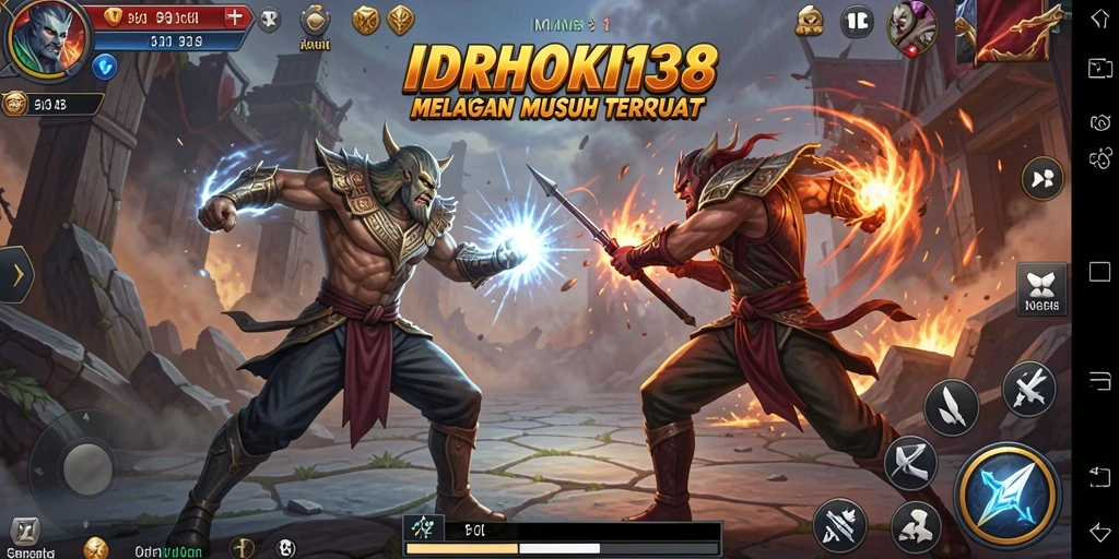 Screenshot utama IDRHOKI138 menunjukkan aksi pertarungan yang mendebarkan.