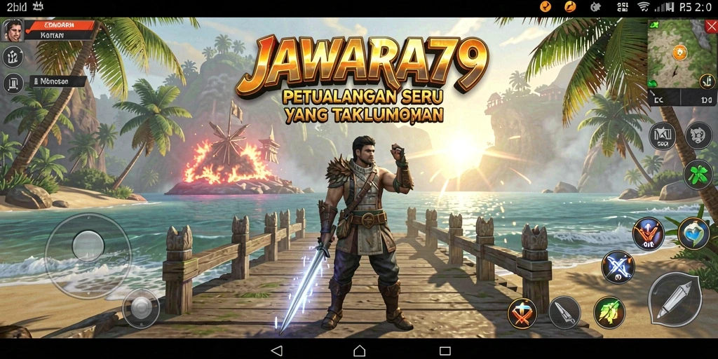 Tampilan gameplay seru dari JAWARA79 saat menjelajahi dunia petualangan.