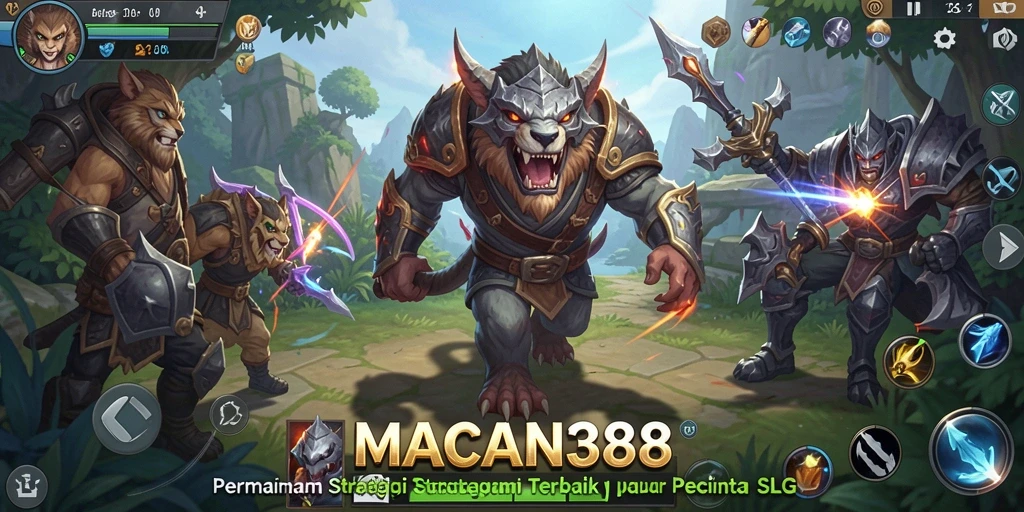 Tangkapan layar dari gameplay mendebarkan dalam MACAN388.