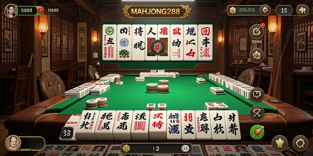 Tampilan gameplay MAHJONG288 yang menarik dan menawan.
