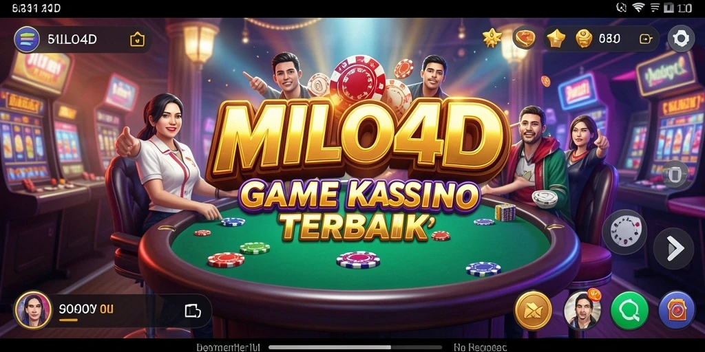 Screenshot utama <strong>MILO4D</strong> menampilkan gameplay kasino yang mengesankan dan interaktif.