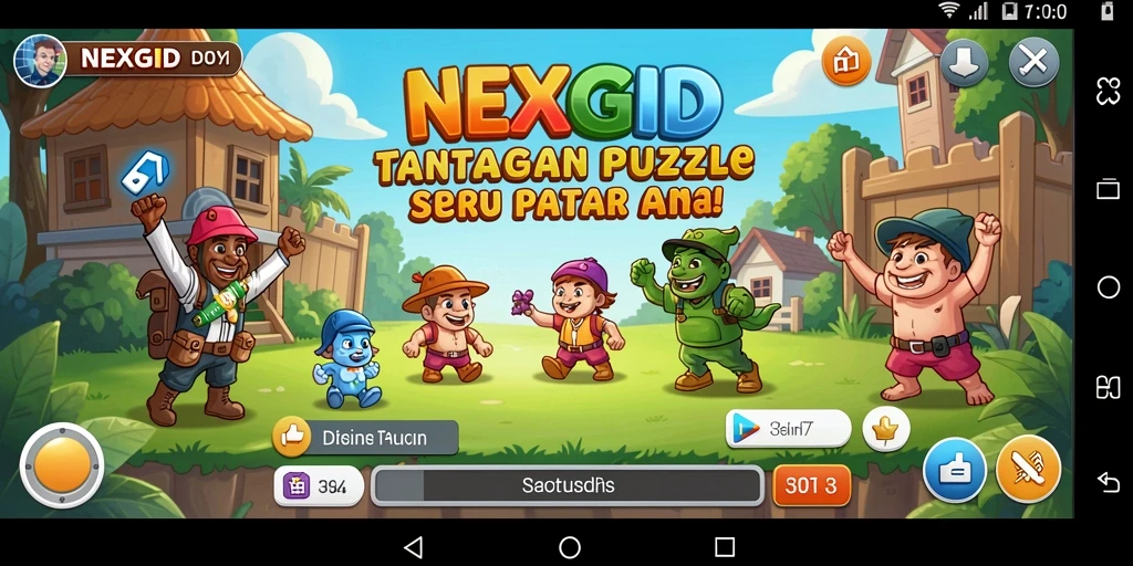 Tangkapan layar NEXGID menampilkan gameplay menarik Puzzle.