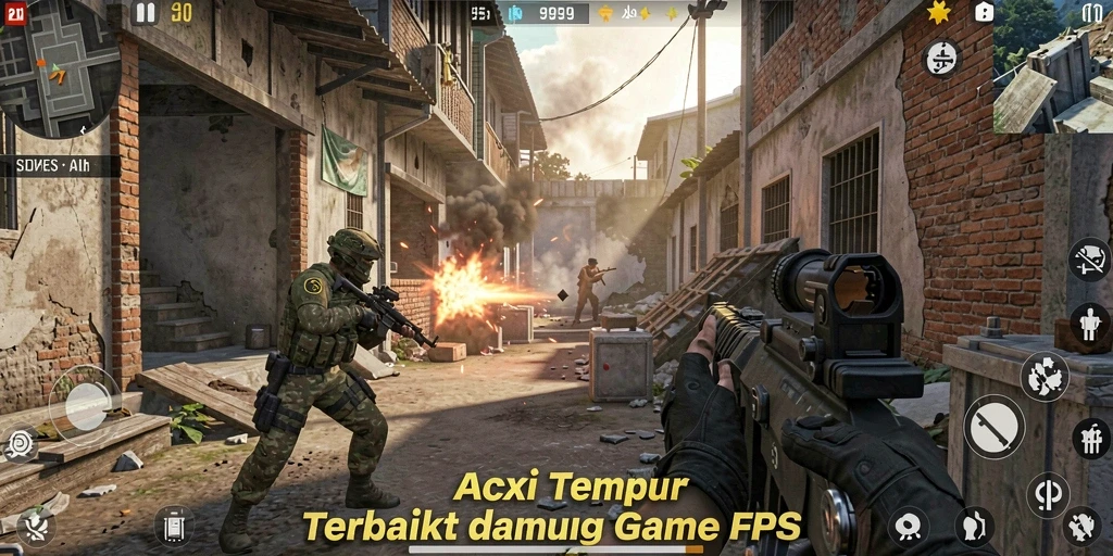 Tampilan gameplay S9S9 yang mendebarkan dan penuh aksi.