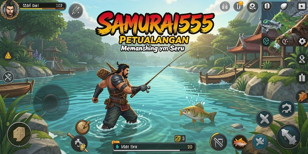 Gameplay memancing yang menarik di SAMURAI555.