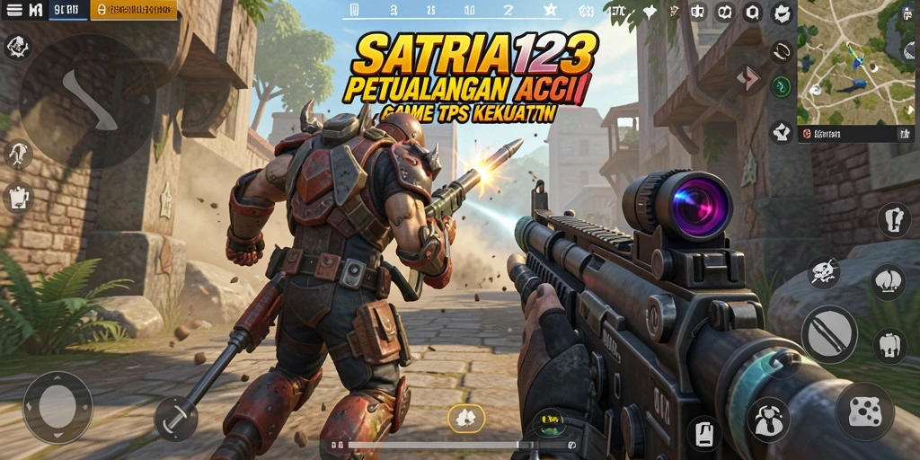 Tampilan gameplay seru dalam SATRIA123 yang menegangkan.