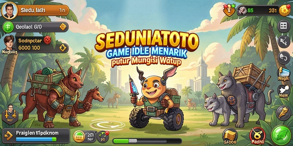 Tangkap momen seru gameplay Idle SEDUNIATOTO yang menyenangkan.