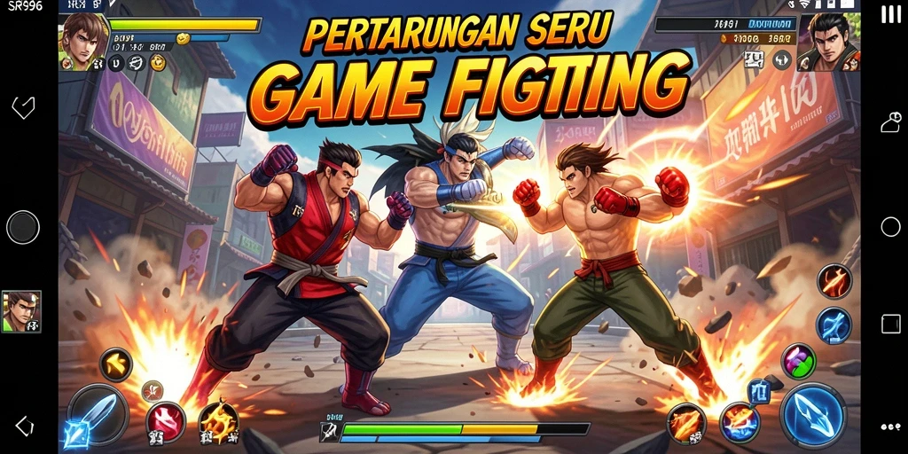 Gameplay intens SR996 dengan pertarungan karakter yang dinamis.