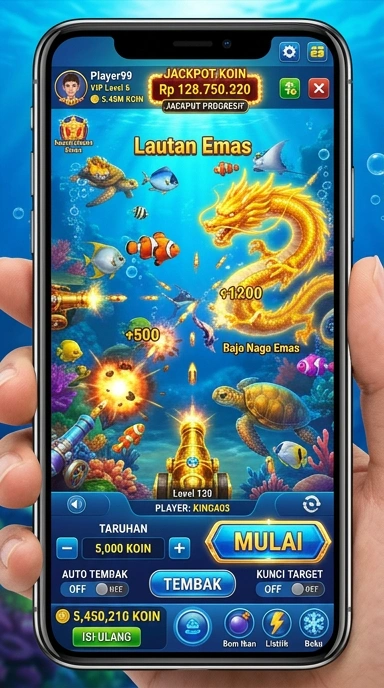Halaman utama king403 menampilkan aplikasi unggulan dengan jelas.